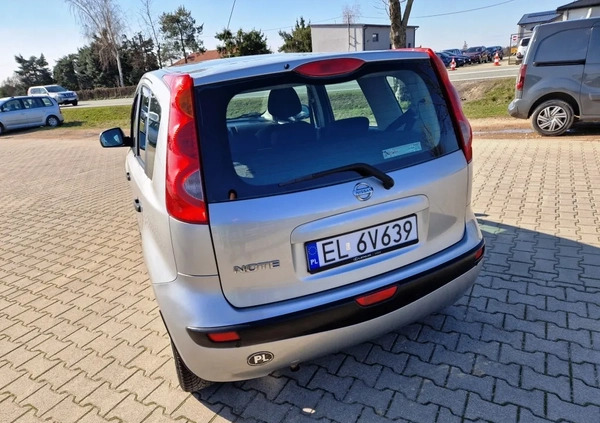 Nissan Note cena 12900 przebieg: 153000, rok produkcji 2006 z Kutno małe 631